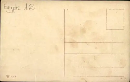 Ak Alexandria Ägypten, Place Mohamed Aly