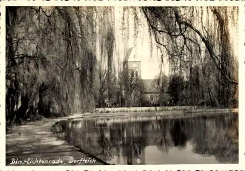 Ak Berlin Tempelhof Lichtenrade, Dorfteich