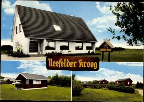 Ak Cappel Neufeld Nordholz Wurster Nordseeküste, Neefelder Kroog