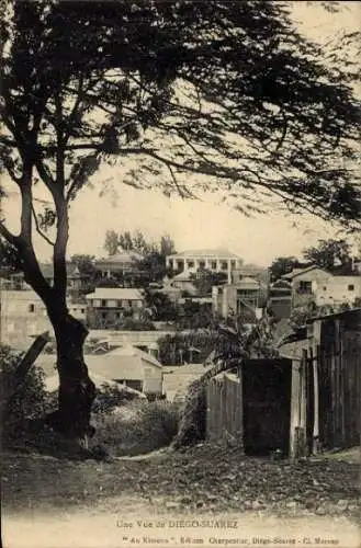 Ak Diego Suarez Antsiranana Madagaskar, Teilansicht