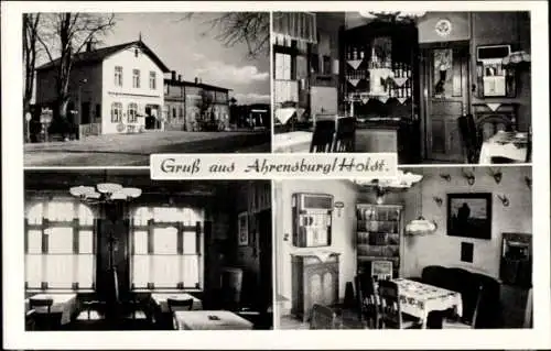 Ak Ahrensburg in Holstein, Gasthof In drei Lilien