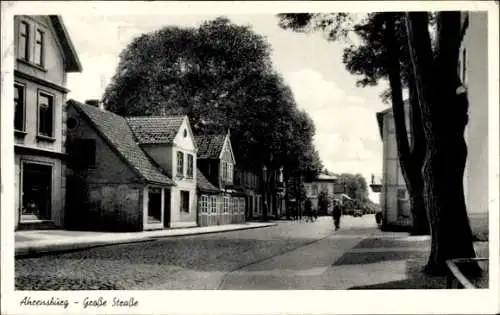 Ak Ahrensburg in Holstein, Große Straße