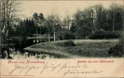 Ak Ahrensburg in Holstein, Schlosspark