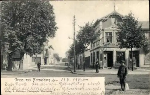 Ak Ahrensburg in Holstein, Straßenansicht