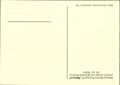 Ak Dampfer Masuren, Elektro-Kran, Poseidon-Reederei