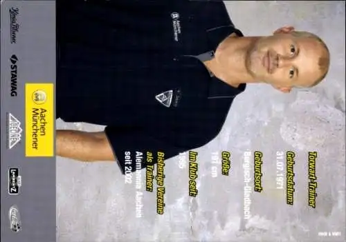 Autogrammkarte Fußballer Christian Schmidt, Alemannia Aachen, Autogramm