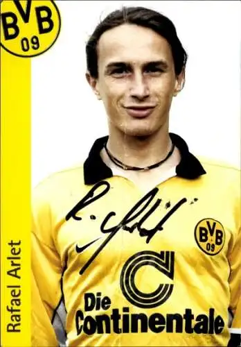 Autogrammkarte Fußballer Rafael Arlet, BVB 09, Autogramm