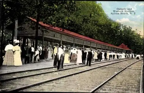 Ak Ontario Sylvan Beach New York USA, Western Station