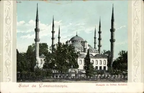 Ak Konstantinopel Istanbul Türkei, Mosquee du Sultan Achmed
