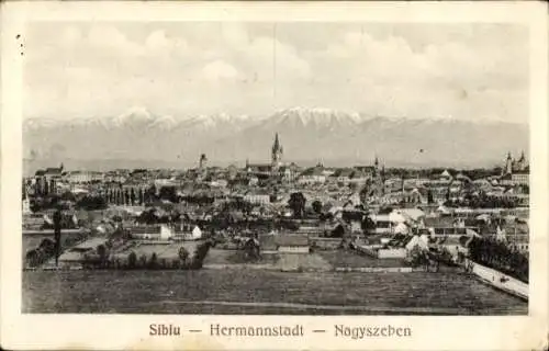 Ak Sibiu Nagyszeben Hermannstadt Rumänien, Panorama