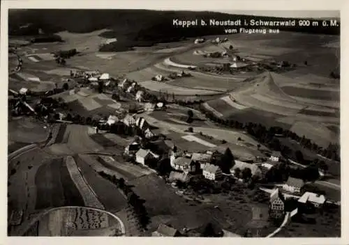 Ak Kappel Lenzkirch im Schwarzwald, Fliegeraufnahme