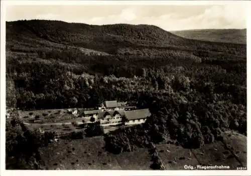 Ak Michelau im Steigerwald Unterfranken, Fliegeraufnahme, Gasthaus Waldesruh