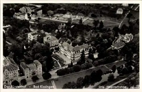 Ak Bad Kissingen Unterfranken Bayern, Fliegeraufnahme, Der Fürstenhof