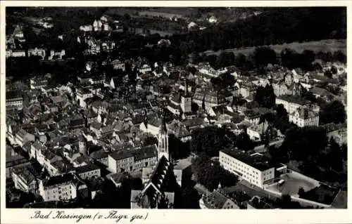 Ak Bad Kissingen Unterfranken Bayern, Fliegeraufnahme