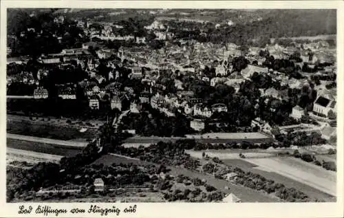 Ak Bad Kissingen Unterfranken Bayern, Fliegeraufnahme