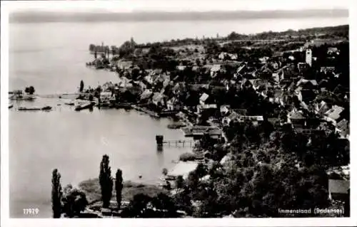 Ak Immenstaad am Bodensee, Fliegeraufnahme