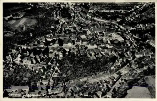 Ak Gerbstedt im Harzvorland, Fliegeraufnahme