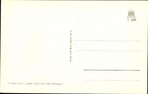 Ak Sänger Silvio Francesco, Autogramm