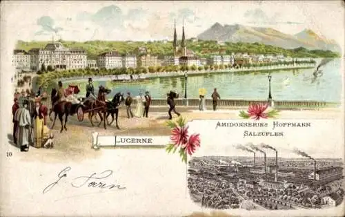 Luzern Stadt Schweiz, Hoffmanns Stärkefabriken, Gesamtansicht