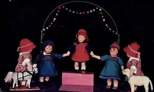 Ak Käthe Kruse Puppen, Szene