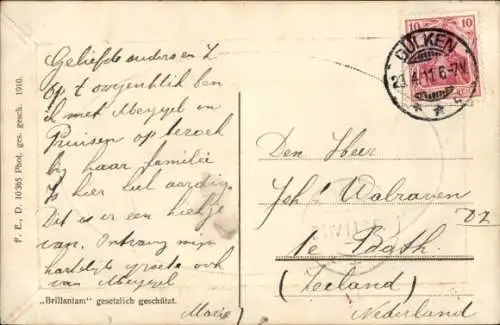 Präge Passepartout Ak Dülken Viersen Nordrhein Westfalen, Alter Kirchhof
