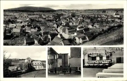 Ak Bolanden in der Pfalz, Gesamtansicht, Gaststätte und Saalbau