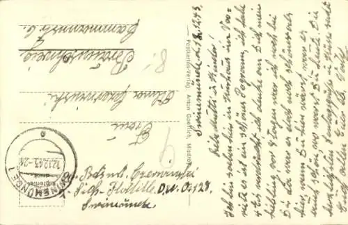 Ak Świnoujście Swinemünde Pommern, Segelschulschiff im Hafen