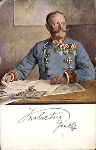 Künstler Ak Czedekowski, B., KuK-Armee, Kriegsminister Alexander von Krobatin