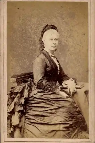 CdV Auguste von Sachsen Weimar, Kaiserin, König Wilhelm von Preußen, Portrait