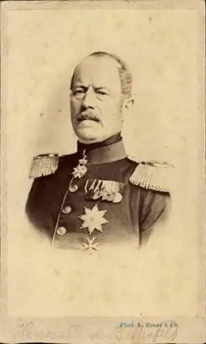 CdV General Herwerth von Bittersfeld, Portrait