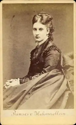 CdV Prinzessin von Hohenzollern, Antonia von Portugal, Portrait