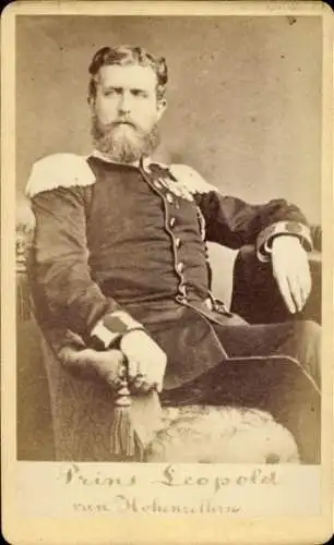 CdV Prinz Leopold von Hohenzollern, Portrait