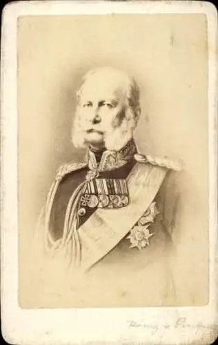 CdV Kaiser Wilhelm I., König von Preußen, Portrait
