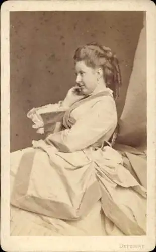 CdV Erbgroßherzogin von Sachsen Weimar, Portrait