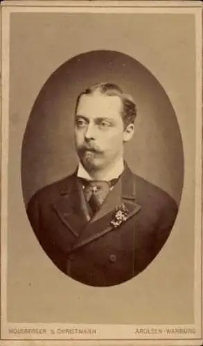 CdV Louis von Battenberg, Portrait