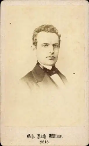 CdV Geheimrat Wilms, Politiker, Portrait