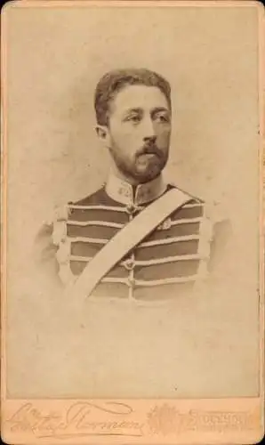 CdV Prinz Eugen von Schweden, Portrait in Uniform