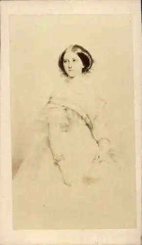 CdV Königin von Portugal, Maria II. da Gloria de Braganza, Portrait