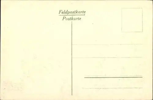 Ak Unterstand im Champagne, Deutsche Soldaten in Uniformen, I. WK