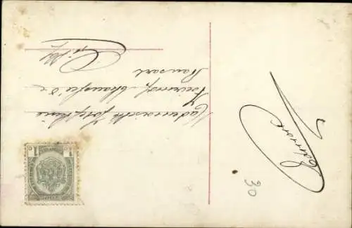 Ak Frau mit Hut, Portrait