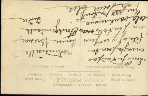 Ak Frau mit Hut, Portrait, Seitenansicht