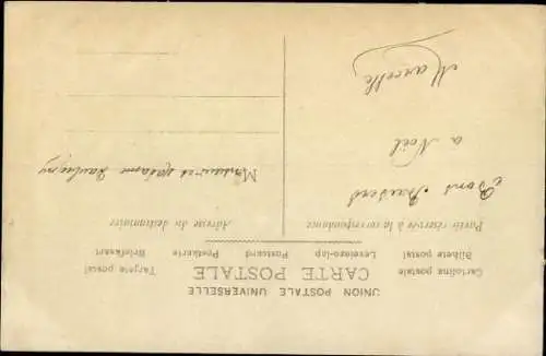 Ak Frau mit Hut, Portrait