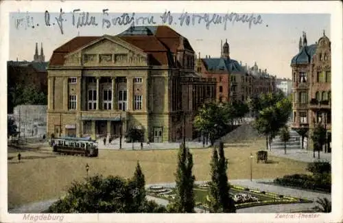 Ak Magdeburg an der Elbe, Zentraltheater