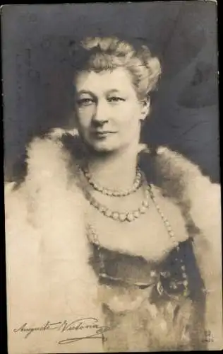 Künstler Ak Kaiserin Auguste Viktoria, Portrait