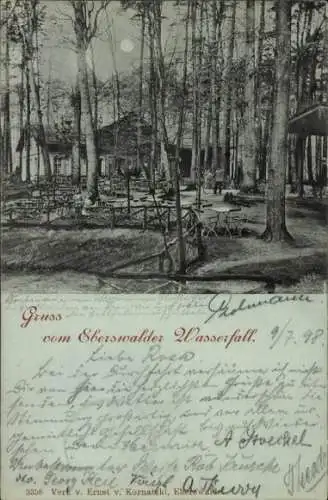 Ak Eberswalde in der Mark, Eberswalder Wasserfall