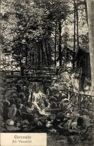 Ak Eberswalde in der Mark, Wasserfall