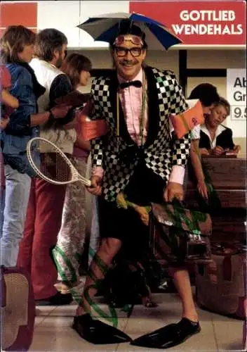 Ak Sänger Gottlieb Wendehals, Portrait, Autogramm