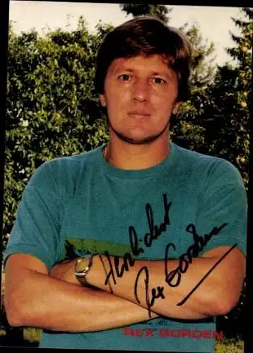 Foto Ak Rex Gordon, Autogramm, Portrait