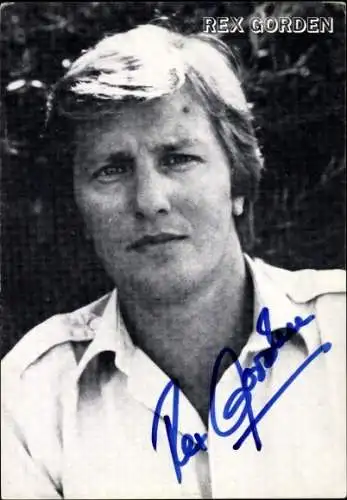 Ak Sänger Rex Gorden, Portrait, Autogramm