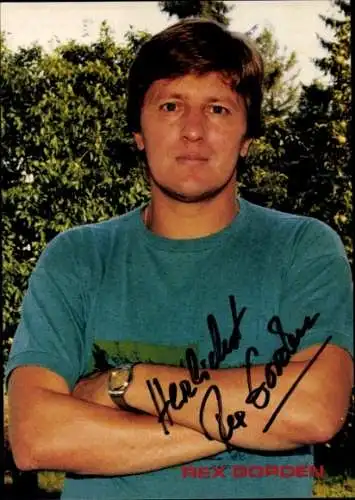 Ak Sänger Rex Gorden, Portrait, Autogramm